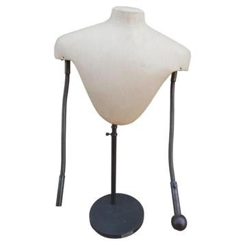 Antieke/vintage paspop/mannelijke buste beschikbaar voor biedingen