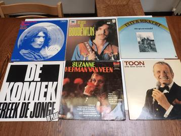 6 LP's: nederlandstalig met o.m. boudewijn de groot