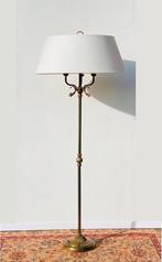 Vloerlamp * Hollywood Regency * Vintage 50s staanlamp, Gebruikt, Ophalen of Verzenden, Metaal