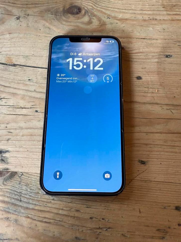 Apple IPhone 12 Pro Max 512gb blauw, Telecommunicatie, Mobiele telefoons | Apple iPhone, Zo goed als nieuw, 512 GB, iPhone 12