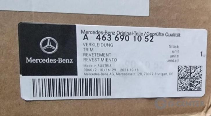 Mercedes-Benz G-klasse Grijze Hemel Bekleding W463 A46369010, Auto-onderdelen, Interieur en Bekleding, Nieuw, BOVAG lid, Ophalen