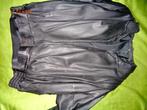 Lederen jas, Kleding | Dames, Jassen | Winter, Ophalen, Zo goed als nieuw, Maat 42/44 (L), Zwart