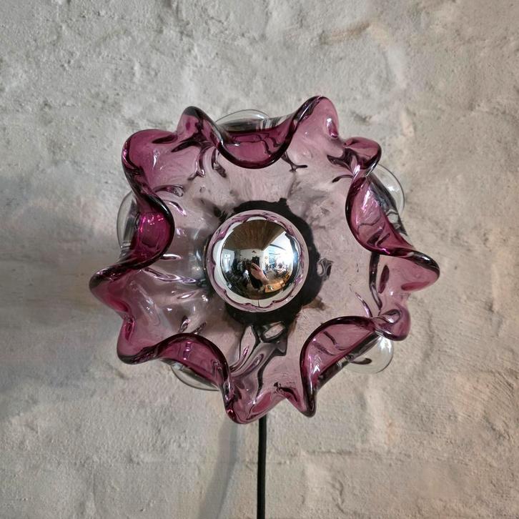 Vintage Murano glazen wandlamp, Antiek en Kunst, Antiek | Verlichting, Ophalen of Verzenden