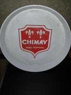 Voormalig CHIMAY PERES TRAPPISTS-dienblad in goede staat, Ophalen of Verzenden, Gebruikt, Reclamebord, Plaat of Schild, Overige merken