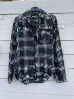 geruit hemd fleece hollister XS, Kleding | Dames, Blouses en Tunieken, Ophalen, Zwart, Maat 34 (XS) of kleiner, Gedragen
