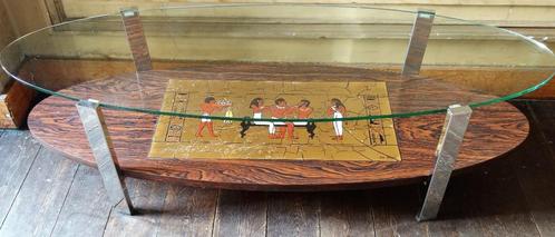 La table basse Nisco Egyptomania Palissandre MUST GO, Antiquités & Art, Art | Objets design, Enlèvement
