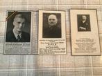 Provincie Henegouwen, doodsprentjes oorlog 40/45,,, 3 stuks., Verzamelen, Bidprentjes en Rouwkaarten, Ophalen of Verzenden, Rouwkaart