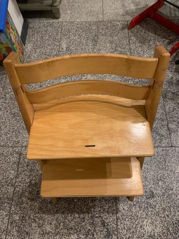 Stokke tripp trapp evoluerende stoel (groen en hout)