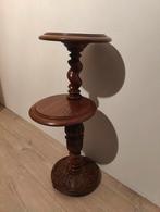 Vintage houten plantentafeltje, Huis en Inrichting, Ophalen, Gebruikt