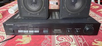 Kenwood surroundversterker compleet met 2 Kenwood HP beschikbaar voor biedingen