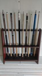 2 Buffalo, 1 fury, 2 Artemis, Sport en Fitness, Biljarten en Poolen, Ophalen of Verzenden, Zo goed als nieuw, Keu of Ballen