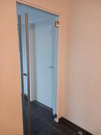 Glazen binnendeur te koop, Doe-het-zelf en Bouw, Deuren en Vliegenramen, Ophalen, Gebruikt, Minder dan 80 cm, Binnendeur