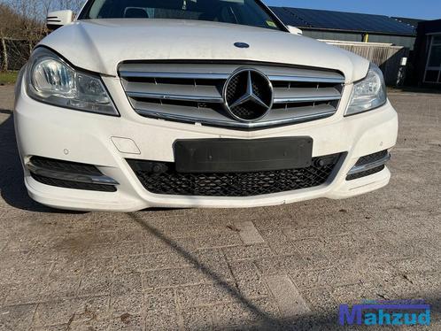 MERCEDES C W204 WIT 149 Voorbumper 2011-2014, Auto-onderdelen, Carrosserie, Bumper, Mercedes-Benz, Gebruikt, Ophalen of Verzenden