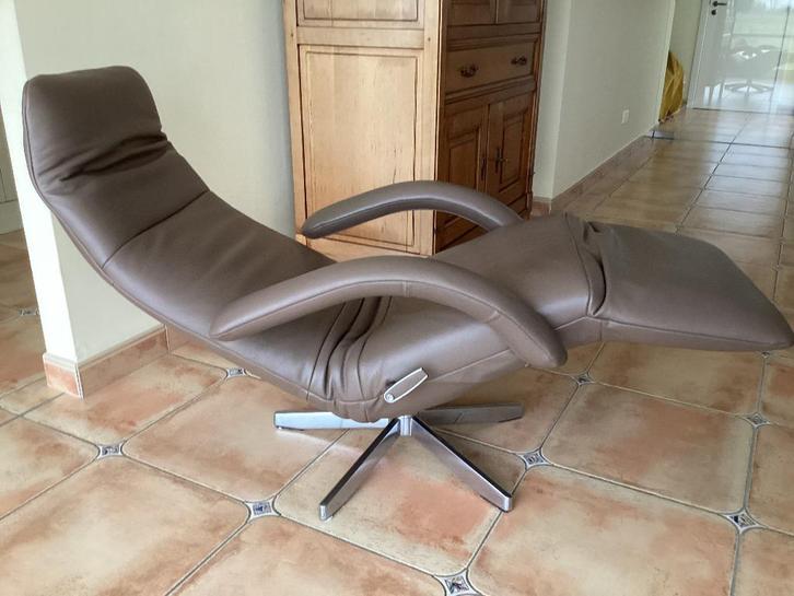 Comme neuf ! Jori relax Yoga (tête réglable) État neuf, Maison & Meubles, Fauteuils, Comme neuf, Cuir, Enlèvement