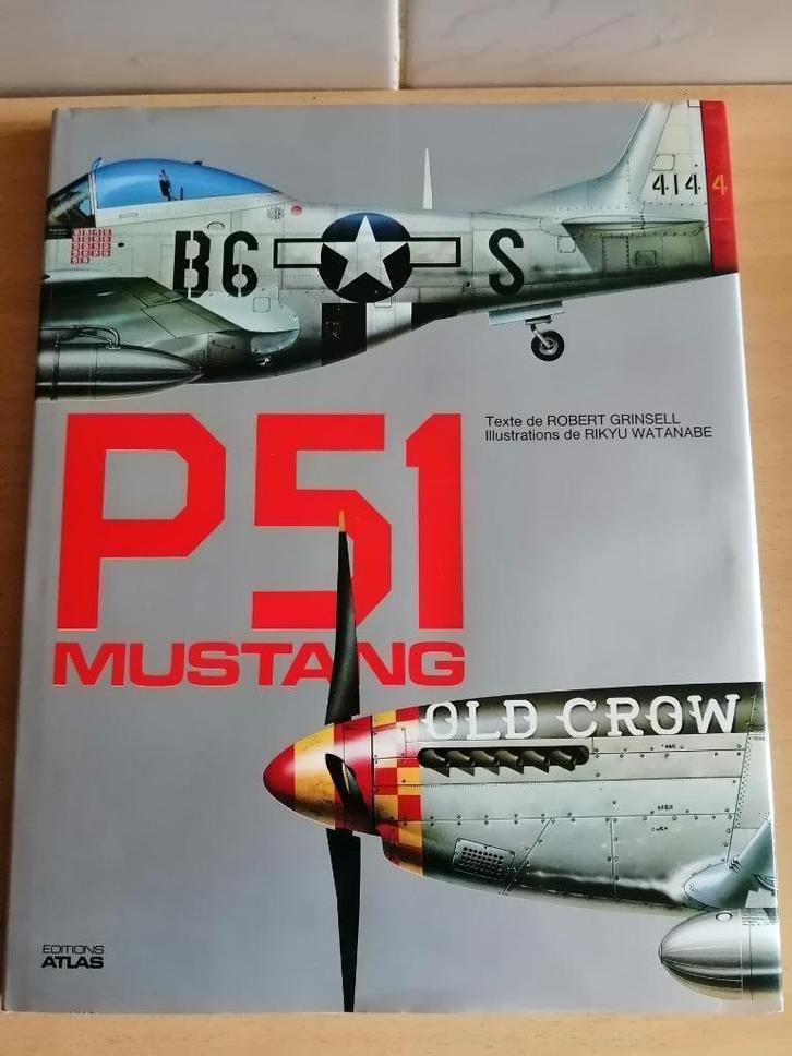 Aviation - P51 Mustang par Robert Grinsell & Rikyu Watanabe, Collections, Aviation, Comme neuf, Enlèvement ou Envoi