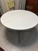 Keukentafel wit, Huis en Inrichting, Tafels | Eettafels, Ophalen, Overige materialen, Gebruikt, Vijf personen of meer