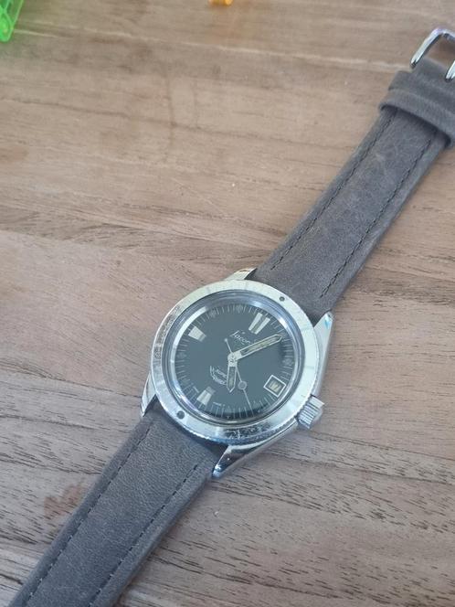 Superhaai voor duikers, Handtassen en Accessoires, Horloges | Heren, Gebruikt, Polshorloge, Overige merken, Staal, Staal, Ophalen of Verzenden