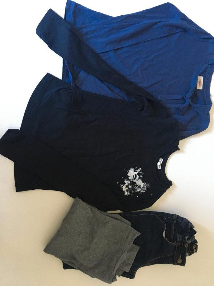2t-shirts: Eliane&Luna, Maan, broek gratis: 10 jaar, Kinderen en Baby's, Kinderkleding | Maat 140, Zo goed als nieuw, Meisje, Shirt of Longsleeve