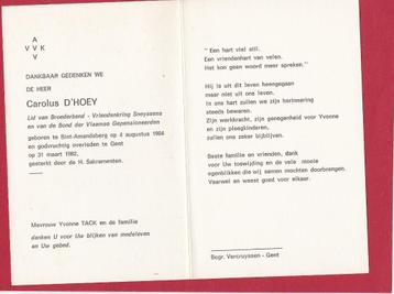 DP Carolus D'Hoey Lid van Broederband beschikbaar voor biedingen