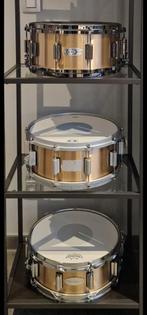 DrumCraft Cast Bronze snare 14x6,5 ; 14x6 LTD & 14x5, Muziek en Instrumenten, Drumstellen en Slagwerk, Ophalen of Verzenden, Nieuw