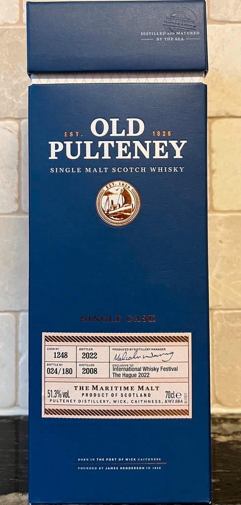 Samples exclusieve Old Pulteney single cask 14y whisky, Collections, Vins, Neuf, Autres types, Pleine, Enlèvement
