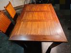 A saisir : Table à manger + 6 chaises, Maison & Meubles, 100 à 150 cm, Rectangulaire, Autres essences de bois, 50 à 100 cm