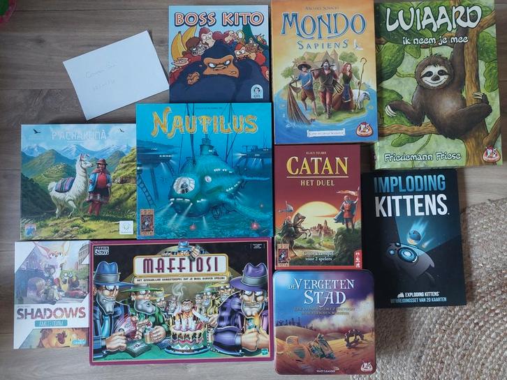 Diverse bordspellen, Hobby en Vrije tijd, Gezelschapsspellen | Bordspellen, Zo goed als nieuw, Ophalen