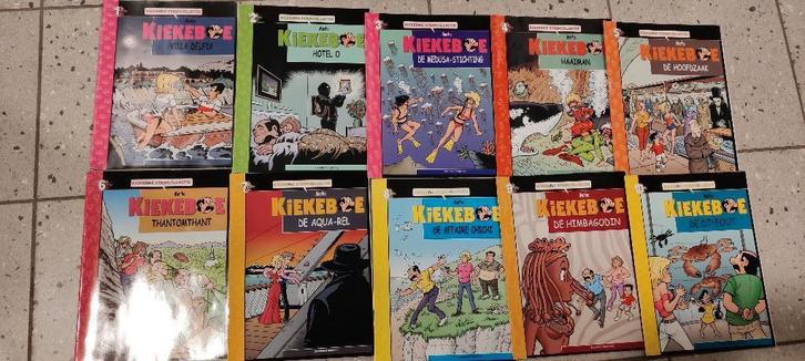 Volledige HLN stripcollectie 10 beste Kiekeboes, Livres, BD, Comme neuf, Plusieurs BD, Enlèvement