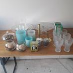 Drinkglazen en decoratie., Enlèvement, Comme neuf