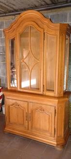 Meuble vitrine de salle à manger, Maison & Meubles, Enlèvement, Chêne