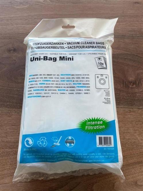 UNI-BAG mini stofzuigerzakken, Elektronische apparatuur, Onderdelen en Toebehoren, Nieuw, Ophalen of Verzenden