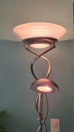 Dimbare lamp + leeslamp, Huis en Inrichting, Lampen | Vloerlampen, Ophalen, Gebruikt, Glas