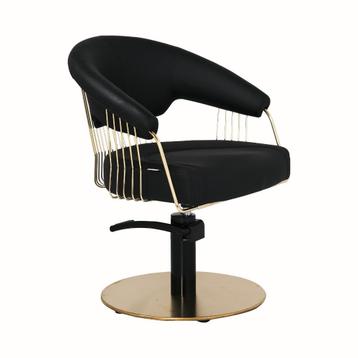 Knipstoel Elite Goud make-upstoel saloninterieur kapsalon, Enlèvement ou Envoi, Neuf, Intérieur