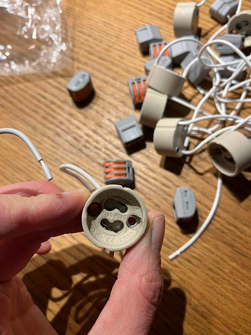 Aansluiting fitting spots GLOEDNIEUW YH01 250V 4A GU10 T300, Huis en Inrichting, Lampen | Spots, Nieuw, Ophalen of Verzenden