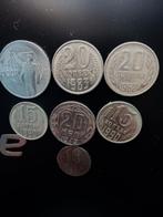 partij Russische munt zie detail VF, Postzegels en Munten, Rusland, Losse munt, Verzenden