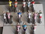 miniatuurwielrennertjes groot lot retro teams (plasti, Verzenden