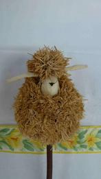 decoratie pasen schaap op stokje, Ophalen of Verzenden, Nieuw
