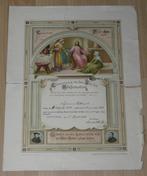 Document, Herinnering Heilige Vormsel, 39x30cm, uit 1903., Verzamelen, Gebruikt, Ophalen of Verzenden, Christendom | Katholiek
