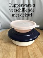 Tupperware 2 verschillende potjes met deksel nieuwst., Autres types, Crème, Envoi, Neuf