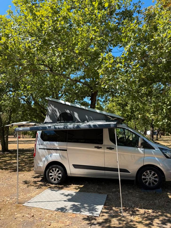 Ford Transit Custom Nugget à Vendre, Auto's, Ford, Particulier, Transit, Diesel, Automaat, Zilver of Grijs, Onderhoudsboekje, Ophalen