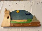 porte-manteau mural enfant en bois massif (marque Ostheimer), Maison & Meubles, Moins de 100 cm, Comme neuf, Portemanteau enfant
