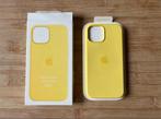 Coque Apple originale jaune pour iPhone 13 mini, Comme neuf, IPhone 13 mini, Enlèvement, Housse ou Sac