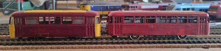 Autorail Märklin avec remorque., Hobby & Loisirs créatifs, Trains miniatures | HO, Utilisé, Set de Trains, Märklin, Analogique