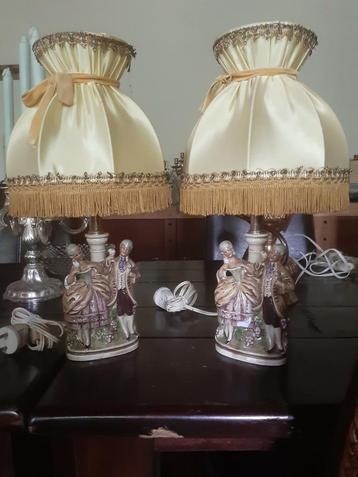 Mooi duo lampenkapset, Huis en Inrichting, Ophalen, Gebruikt