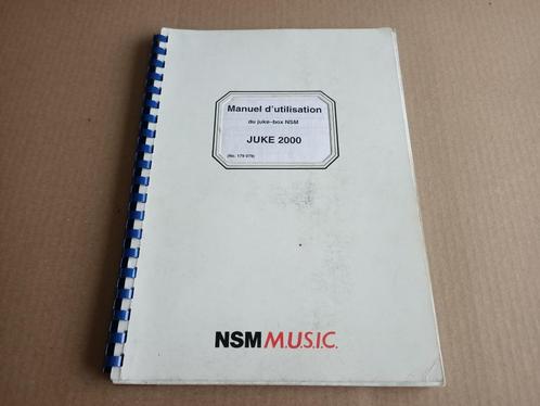 Service Manual: NSM Juke 2000 (1997) jukebox, Verzamelen, Automaten | Jukeboxen, Ophalen of Verzenden