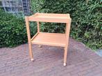 Houten verzorgingstafel op wieltjes, Kinderen en Baby's, Ophalen, Zo goed als nieuw