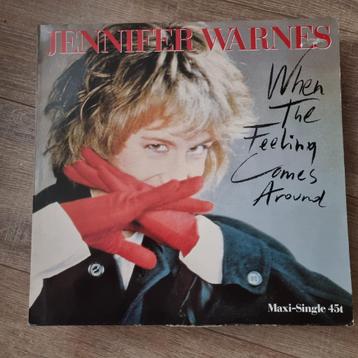 12" Jennifer Warnes – When The Feelings Comes Around beschikbaar voor biedingen