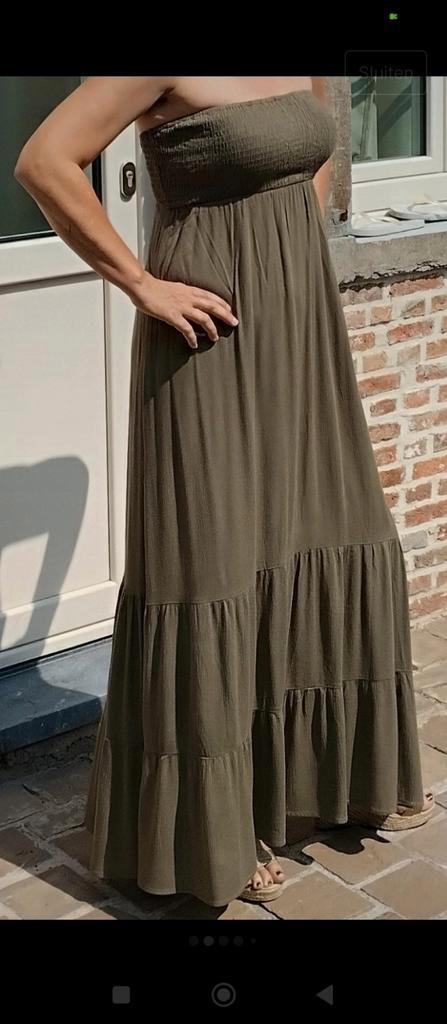 Robe bustier longue/petite/neuve., Vêtements | Femmes, Robes, Neuf, Taille 38/40 (M), Vert, Sous le genou, Enlèvement ou Envoi