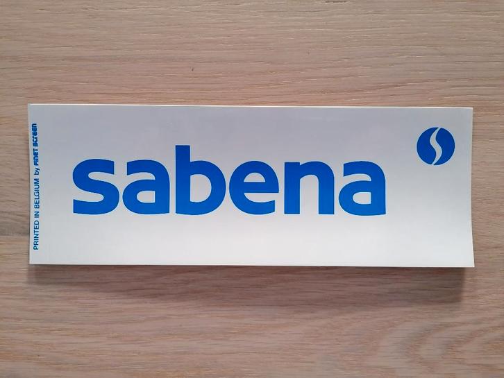 Sabena Sticker #027 Godfroid Color 7,5x20,9, Verzamelen, Stickers, Nieuw, Bedrijf of Vereniging, Ophalen of Verzenden