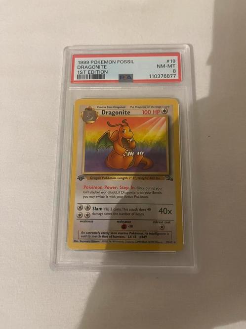 Dragonite fossil, Hobby en Vrije tijd, Verzamelkaartspellen | Pokémon, Zo goed als nieuw, Ophalen of Verzenden